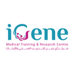 شعار مركز iGene للتدريب الصحي والأبحاث، شريك نجاح مع شركة الجدوى في إعداد دراسات الجدوى لمشاريع القطاع الصحي